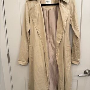 Abercrombie & Fitch Tan Trench Coat
